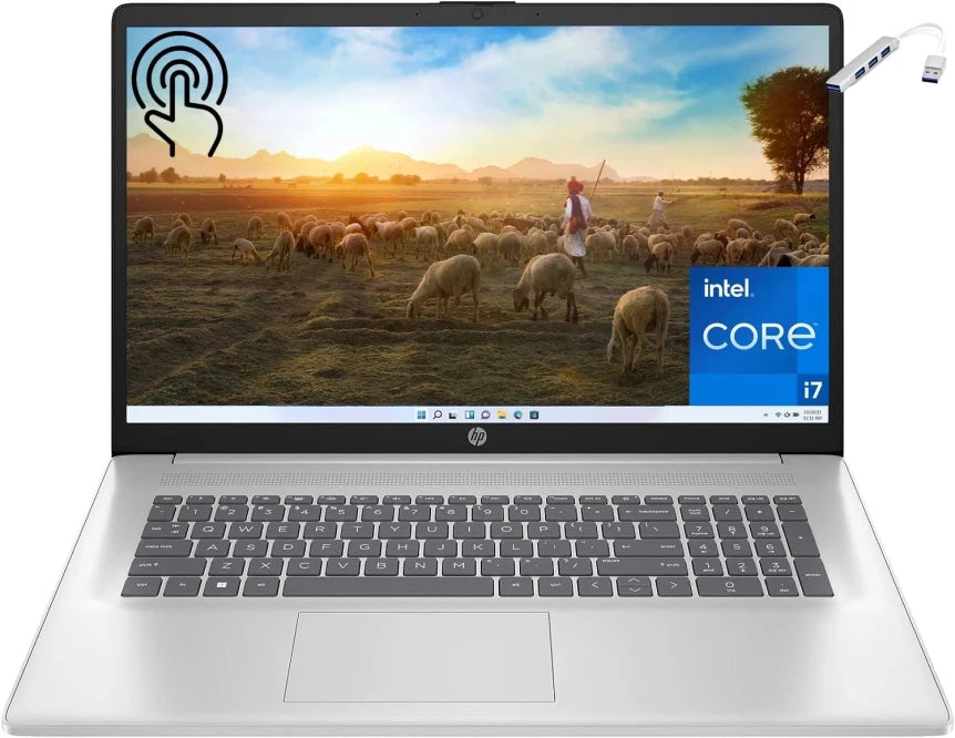 HP Laptop 17 with Intel Core 17-1355U | 17,3 Inch FHD Display